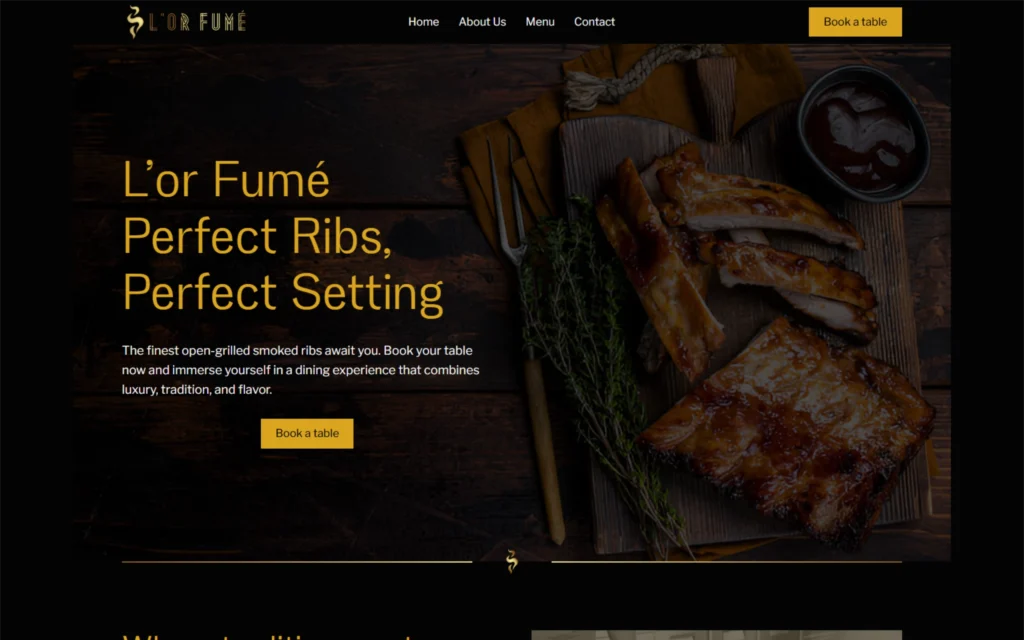 Lor Fume website